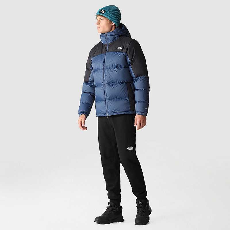 Kurtki Puchowe The North Face Diablo Męskie Niebieskie Czarne | Polska-9705324