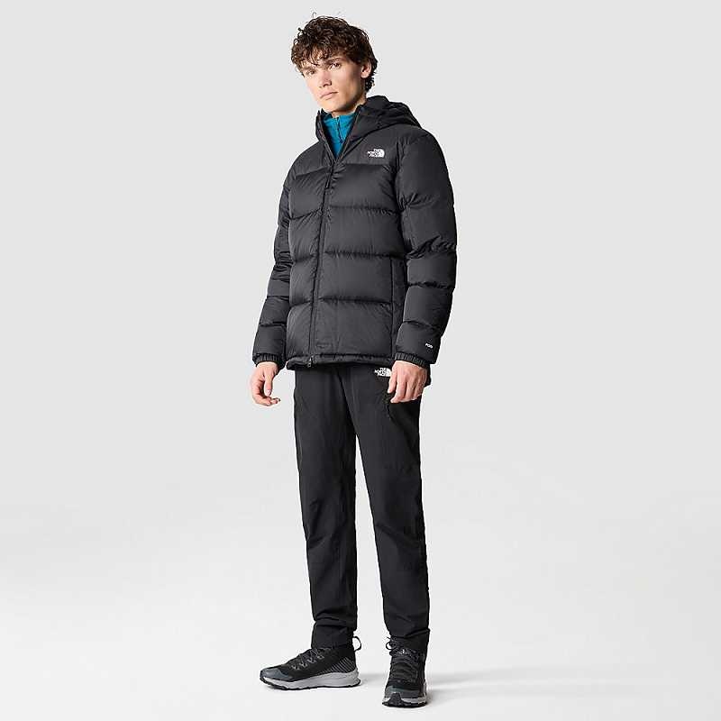 Kurtki Puchowe The North Face Diablo Męskie Czarne | Polska-5263094