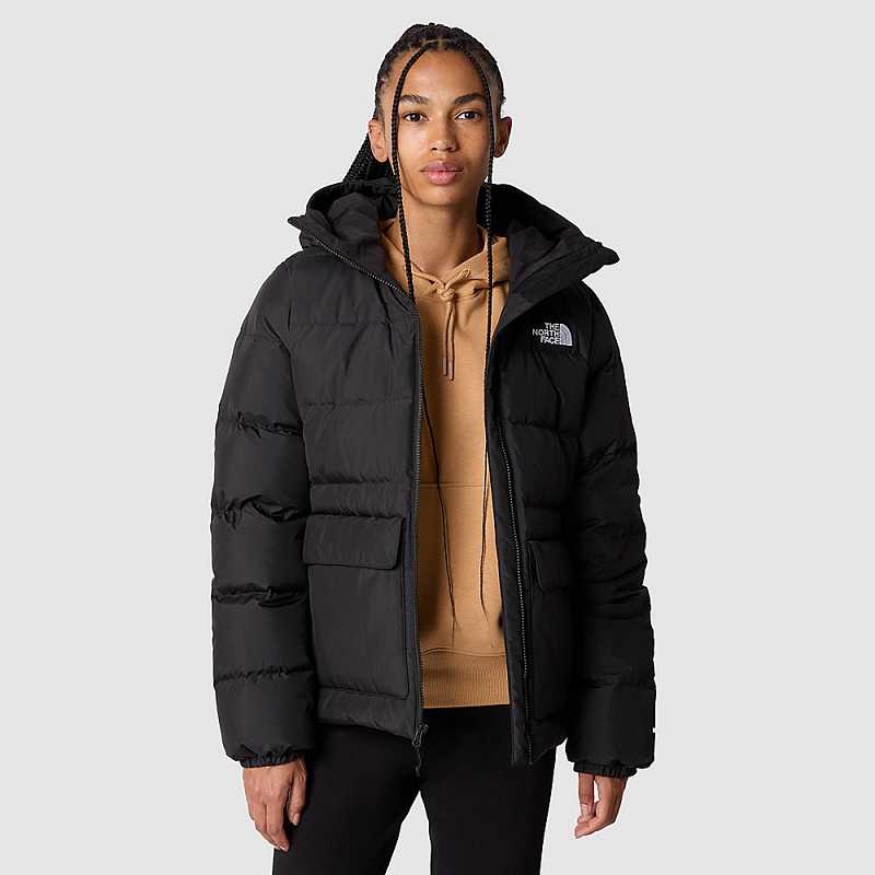 Kurtki Puchowe The North Face Gotham Damskie Czarne | Polska-2061758