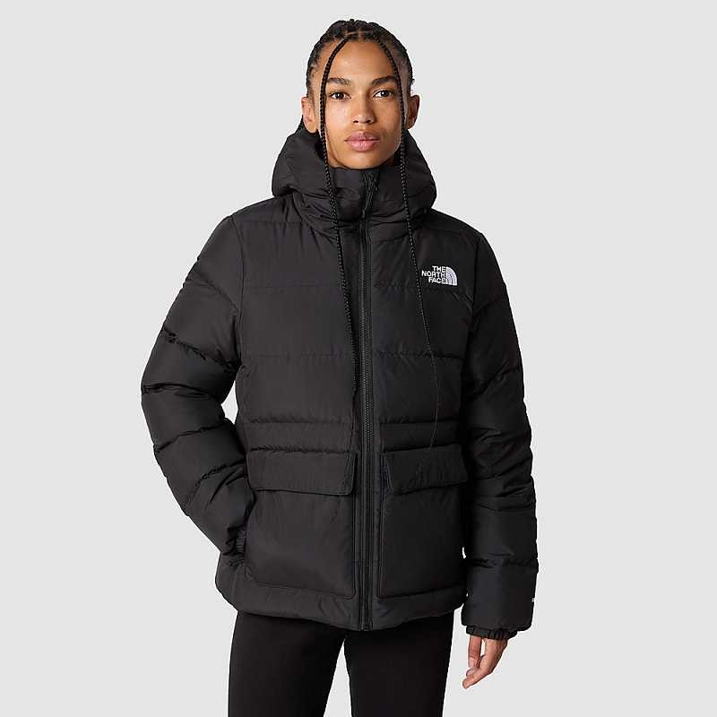 Kurtki Puchowe The North Face Gotham Damskie Czarne | Polska-2061758