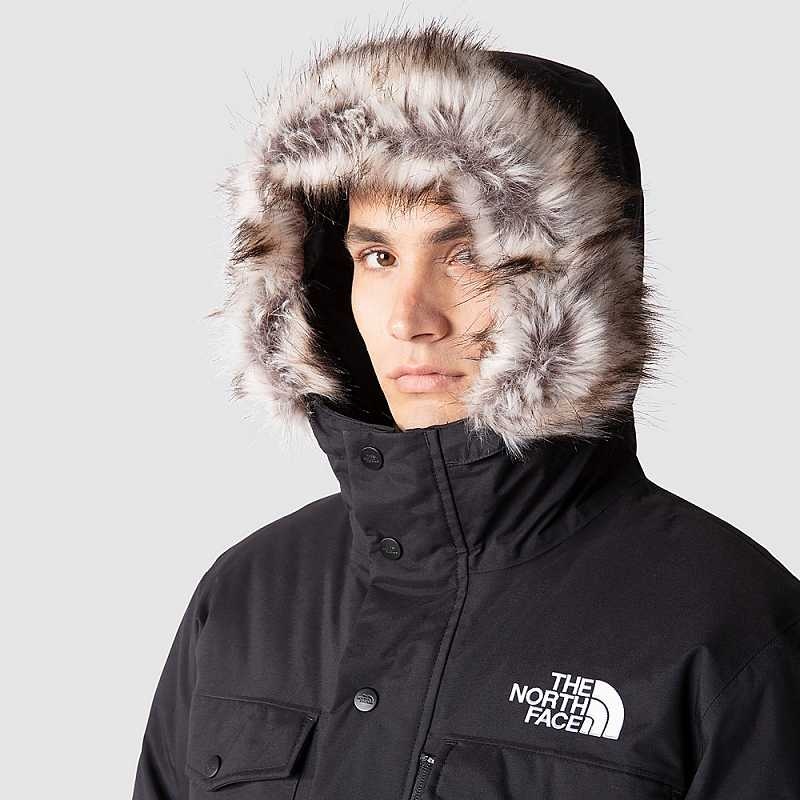 Kurtki Puchowe The North Face Gotham Męskie Czarne | Polska-7051682