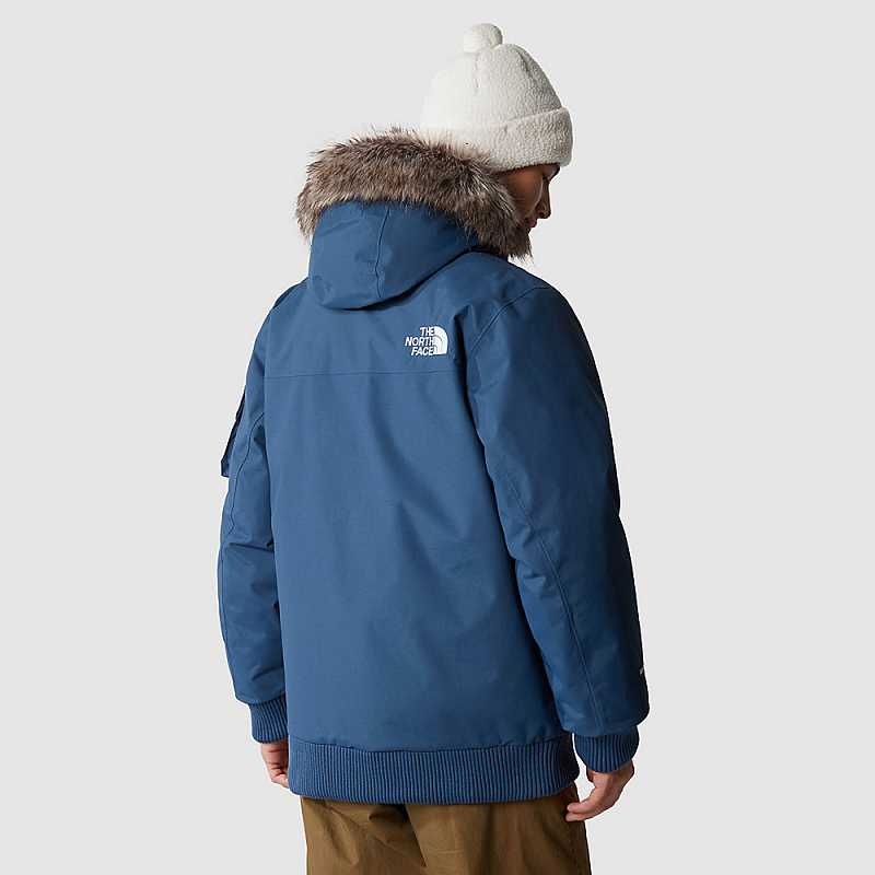 Kurtki Puchowe The North Face Gotham Męskie Niebieskie | Polska-5971064