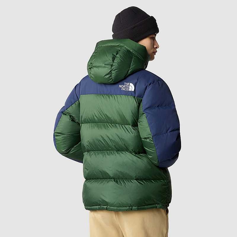 Kurtki Puchowe The North Face Himalayan Męskie Jasny Zielone Granatowe | Polska-1425839