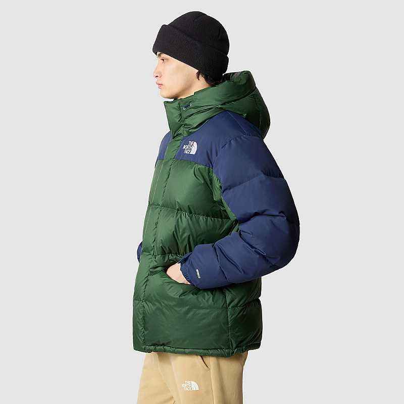 Kurtki Puchowe The North Face Himalayan Męskie Jasny Zielone Granatowe | Polska-1425839