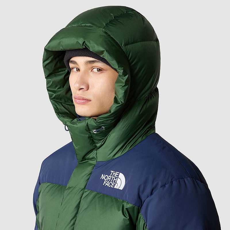 Kurtki Puchowe The North Face Himalayan Męskie Jasny Zielone Granatowe | Polska-1425839