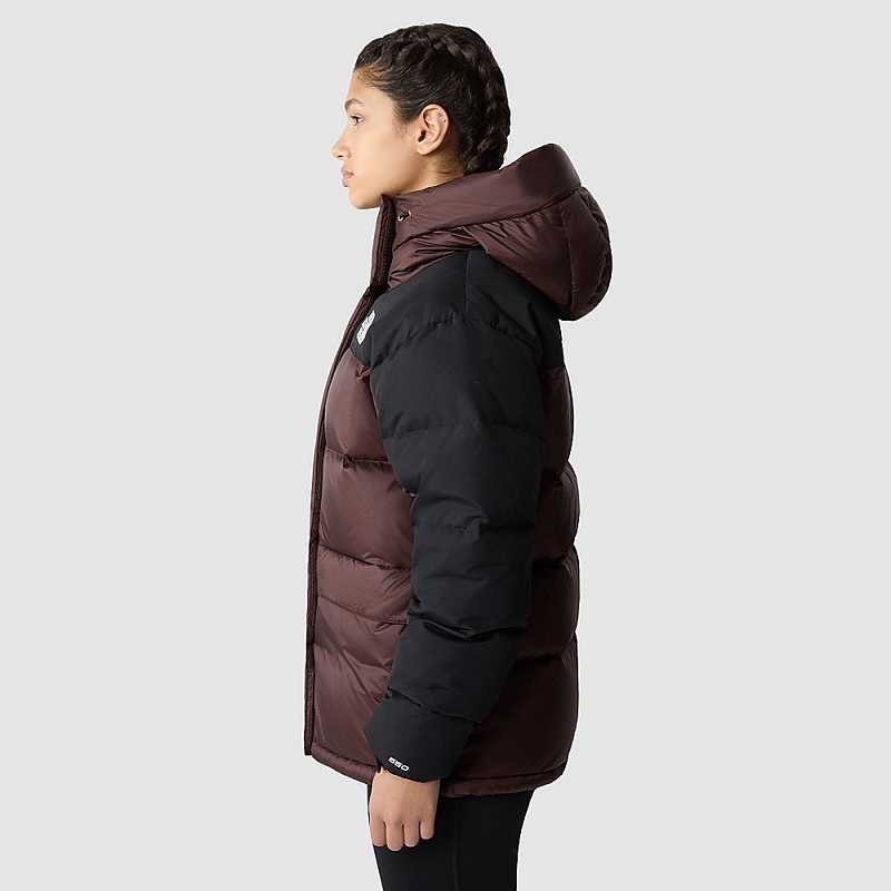 Kurtki Puchowe The North Face Himalayan Damskie Czarne Brązowe Czarne | Polska-2603457