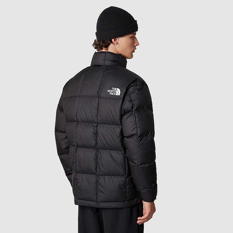 Kurtki Puchowe The North Face Lhotse Męskie Czarne Białe | Polska-4926807