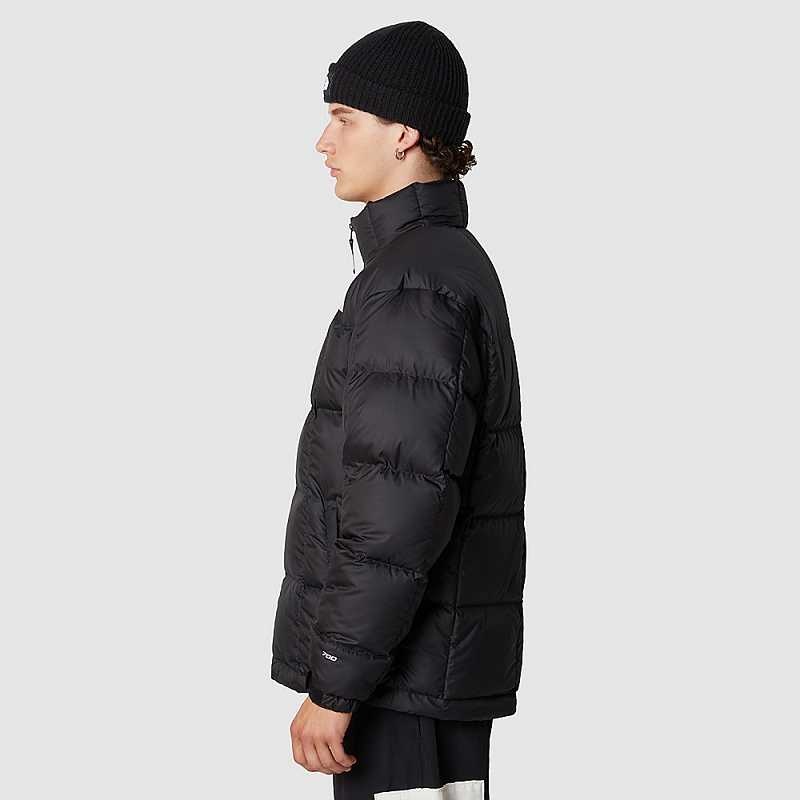 Kurtki Puchowe The North Face Lhotse Męskie Czarne Białe | Polska-4926807