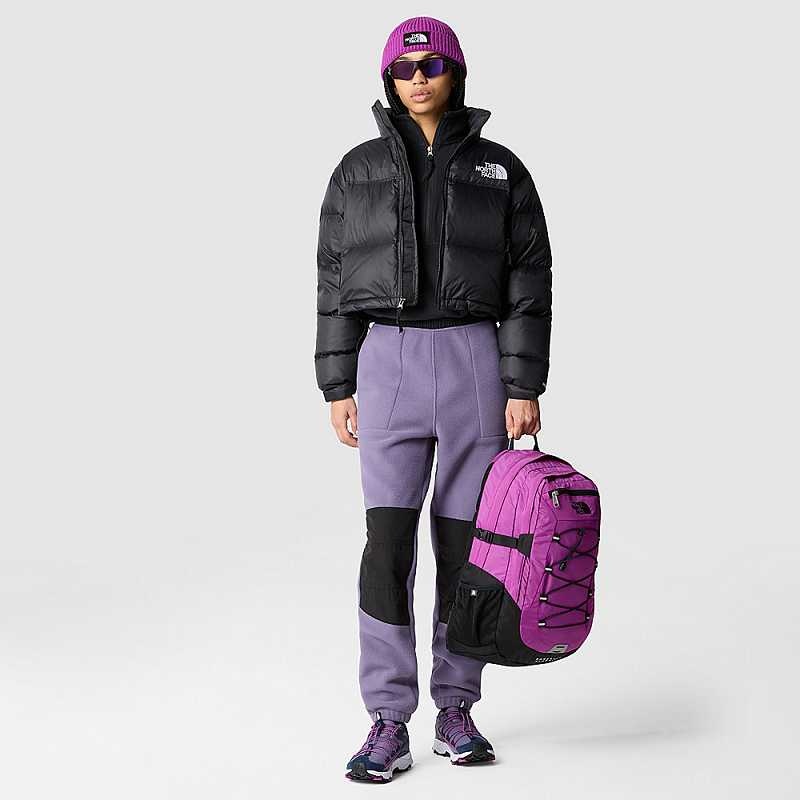 Kurtki Puchowe The North Face Nuptse Damskie Czarne | Polska-0319587