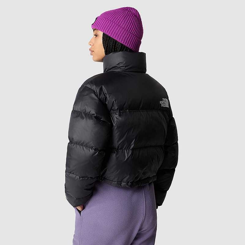 Kurtki Puchowe The North Face Nuptse Damskie Czarne | Polska-0319587