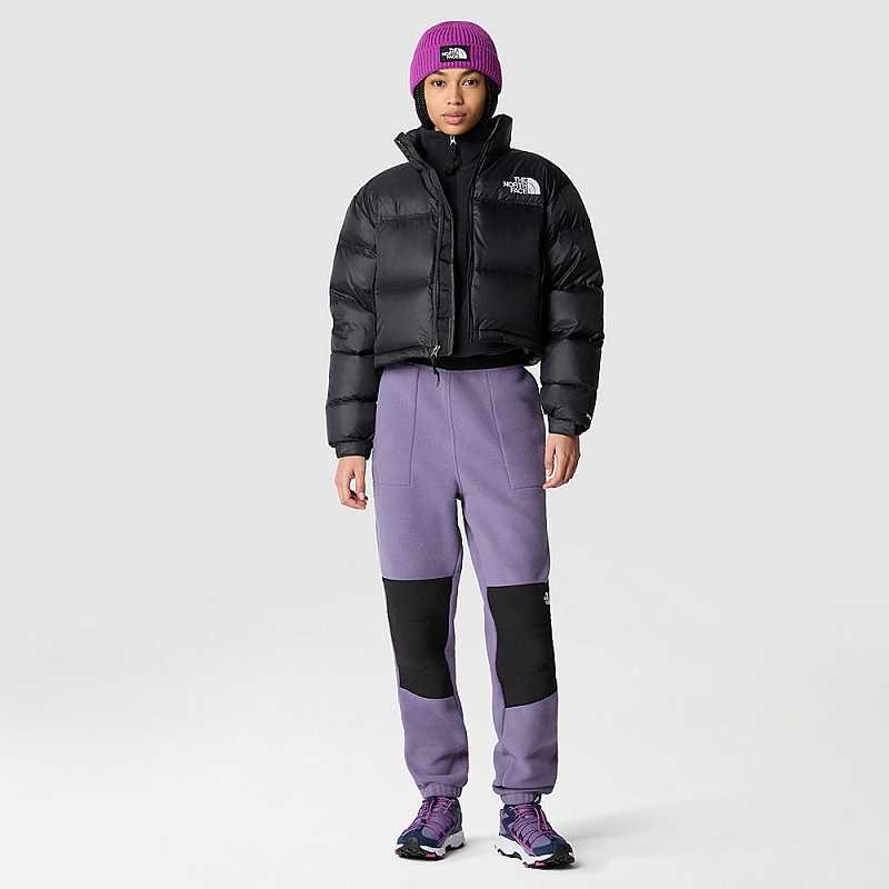 Kurtki Puchowe The North Face Nuptse Damskie Czarne | Polska-0319587