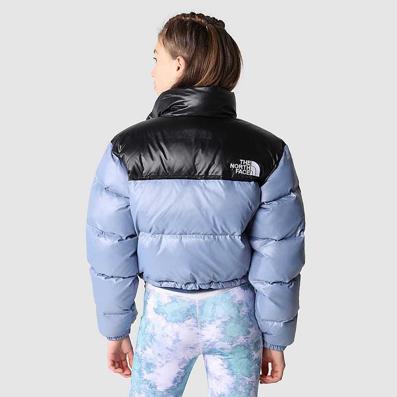 Kurtki Puchowe The North Face Nuptse Damskie Niebieskie | Polska-0185647