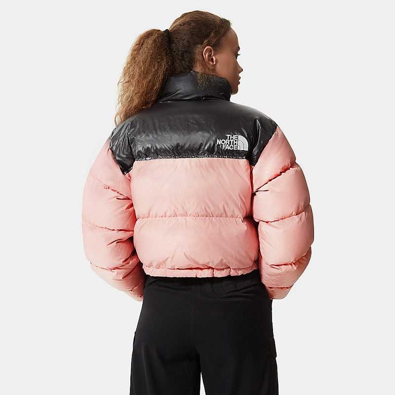 Kurtki Puchowe The North Face Nuptse Damskie Różowe Brązowe | Polska-1039274