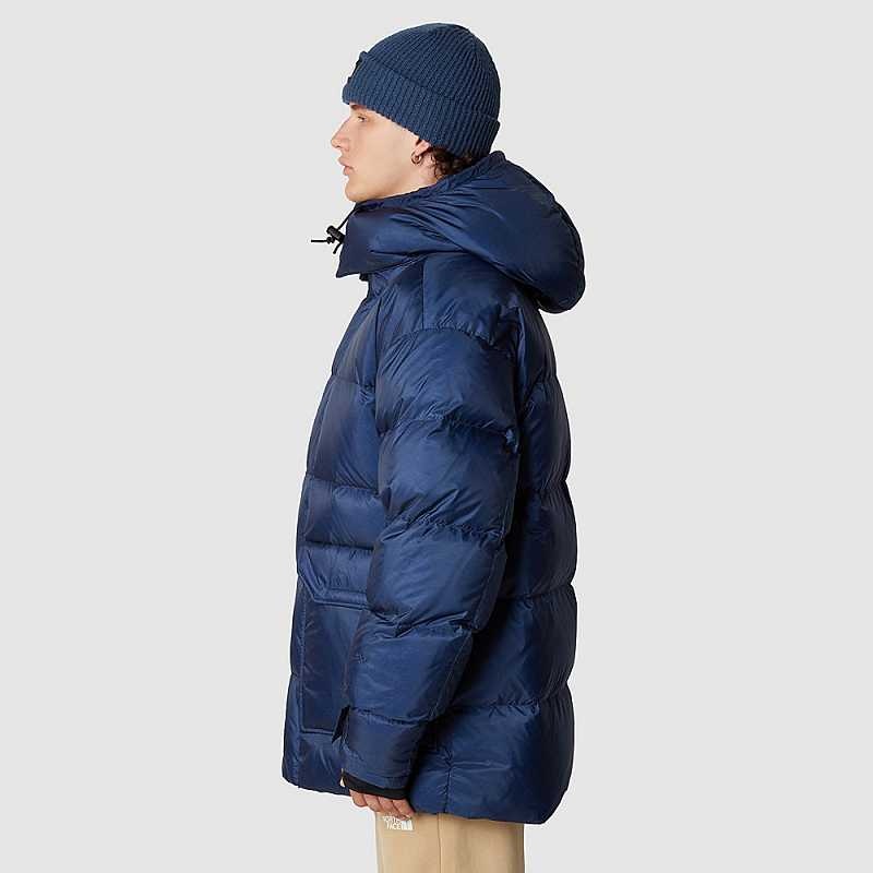 Kurtki Puchowe The North Face Parka Męskie Granatowe Złote | Polska-3471965