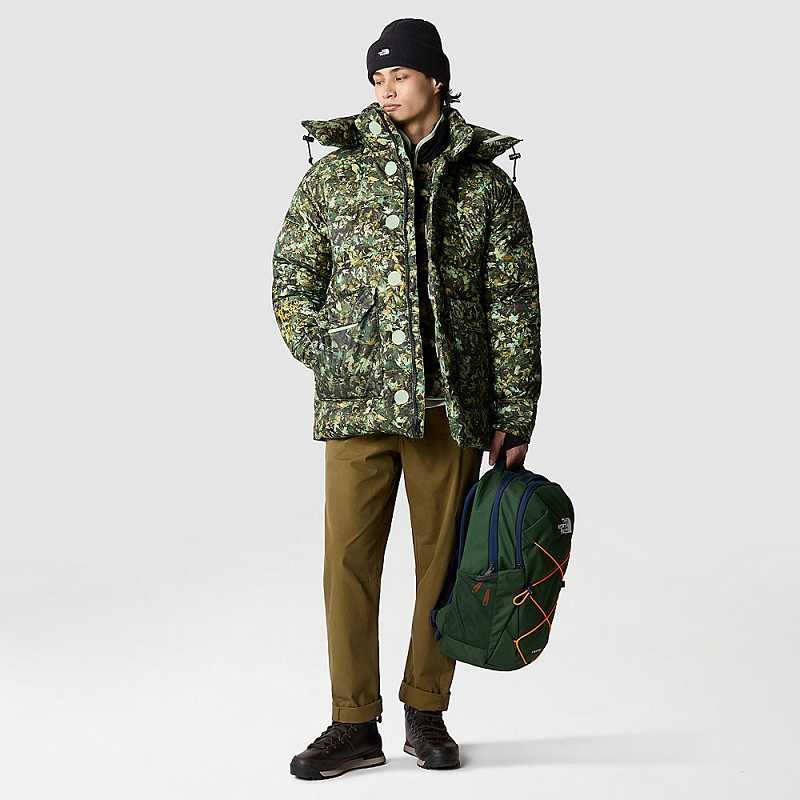 Kurtki Puchowe The North Face Parka Męskie Oliwkowe | Polska-7201458