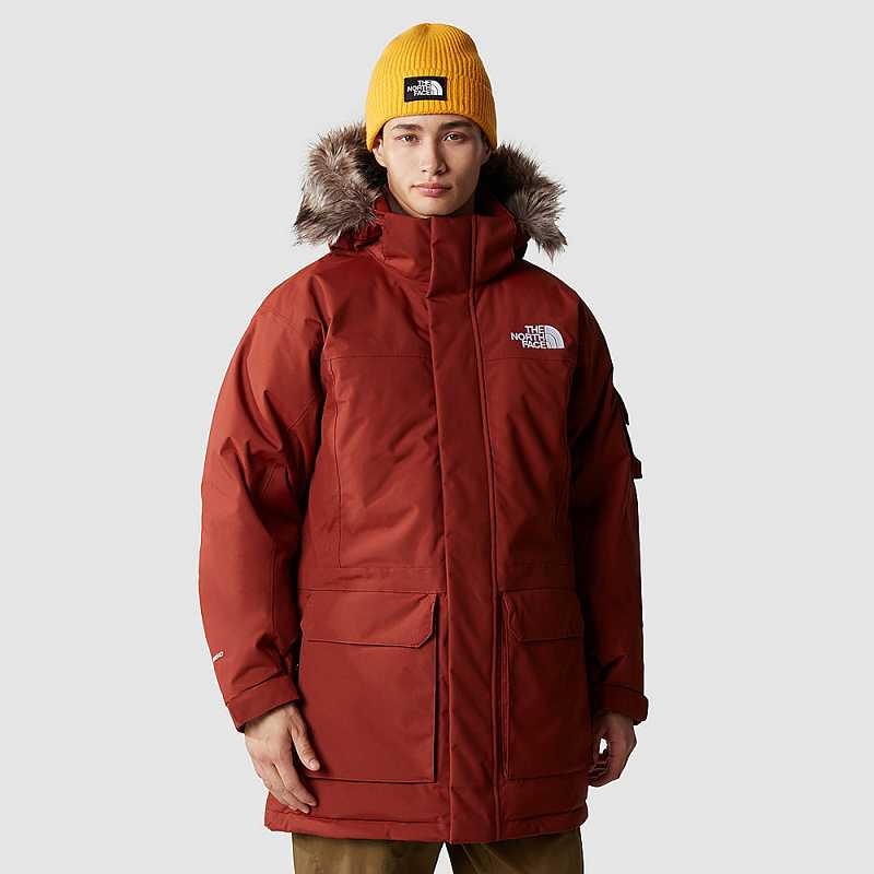 Kurtki Puchowe The North Face Recycled Męskie Brązowe | Polska-6839410