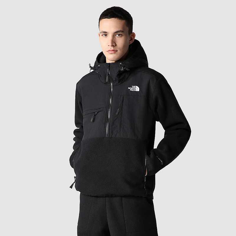 Kurtki The North Face Denali Anorak Męskie Czarne | Polska-0312475