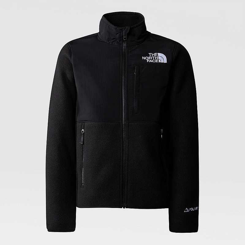 Kurtki The North Face Denali Chłopięce Czarne | Polska-5089437