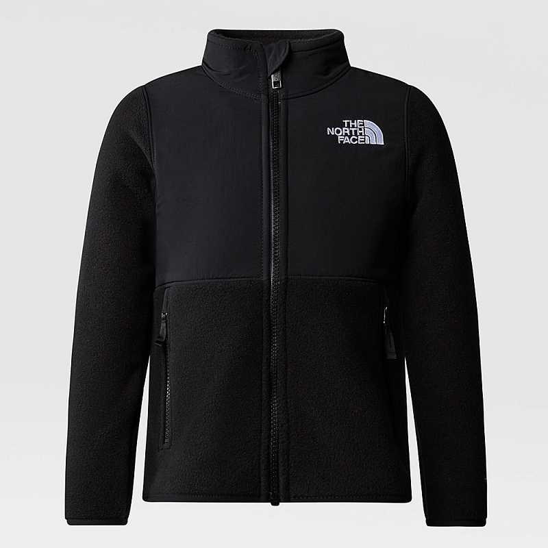 Kurtki The North Face Denali Little Dziecięce Czarne | Polska-4759281