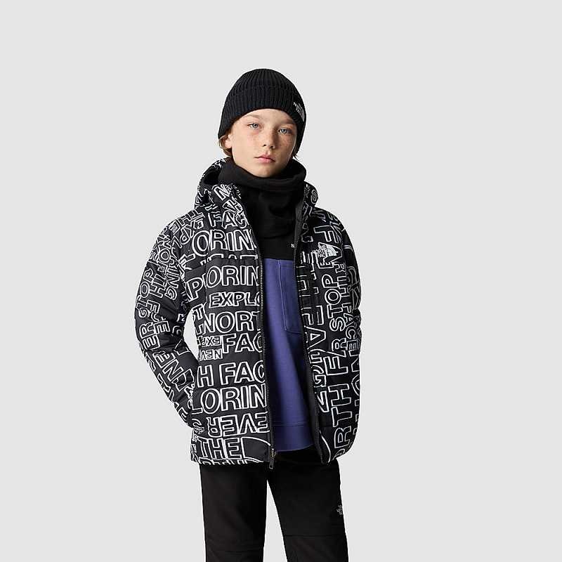 Kurtki The North Face Reversible Perrito Chłopięce Czarne Czarne | Polska-6324185