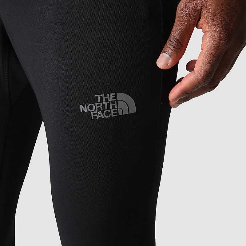 Legginsy The North Face Run Męskie Czarne | Polska-5038691