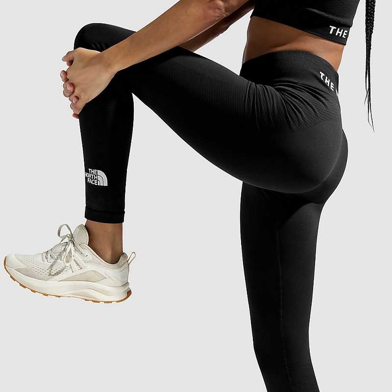 Legginsy The North Face Seamless Damskie Czarne | Polska-9174260