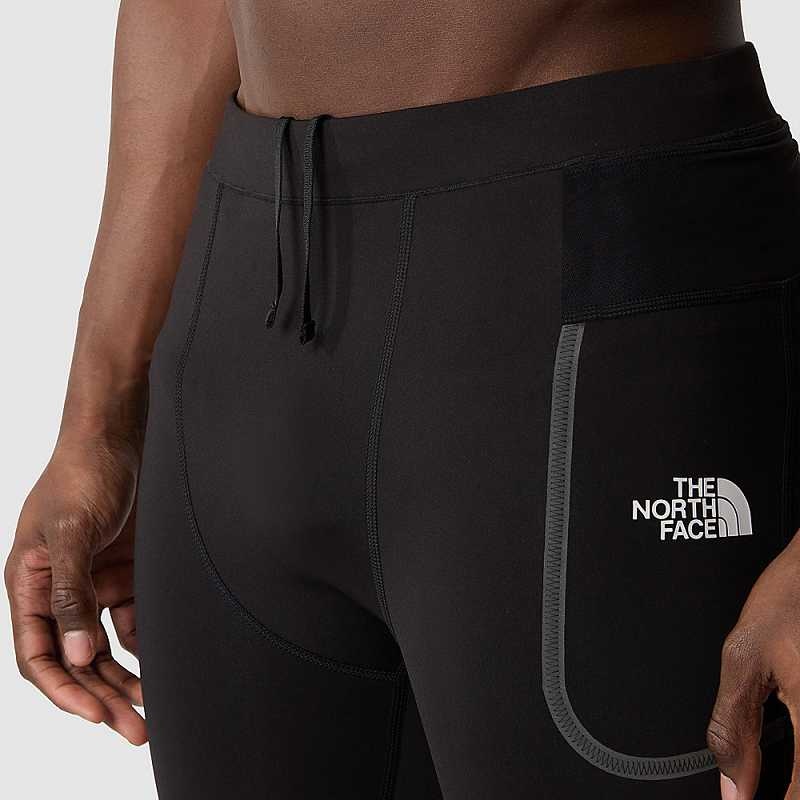 Legginsy The North Face Zimowe Warm Pro Męskie Czarne | Polska-9870256