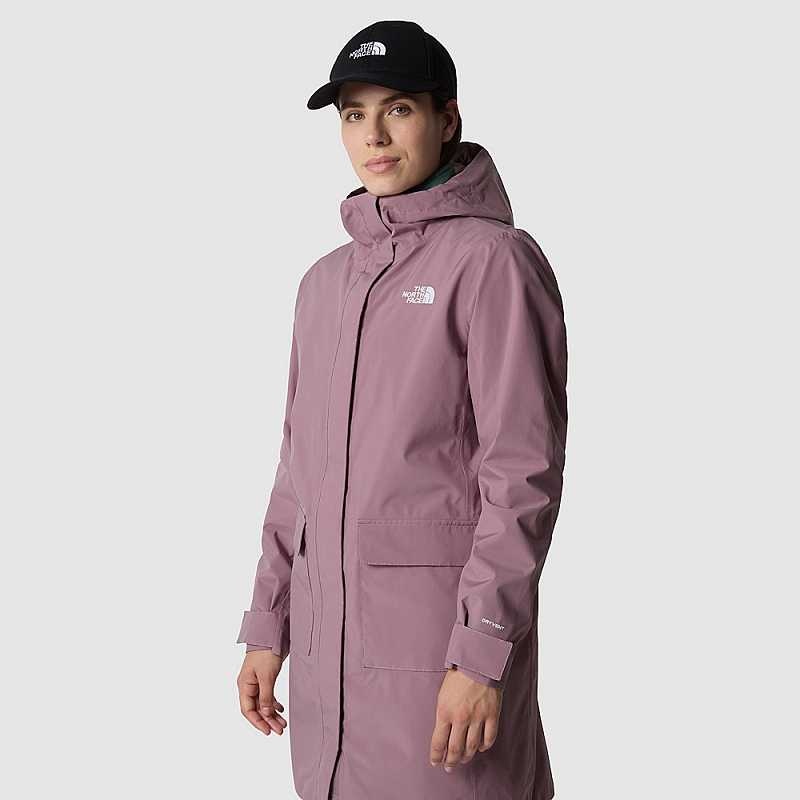 Lightweight Jackets The North Face City Breeze Rain II Damskie Szare | Polska-9247835