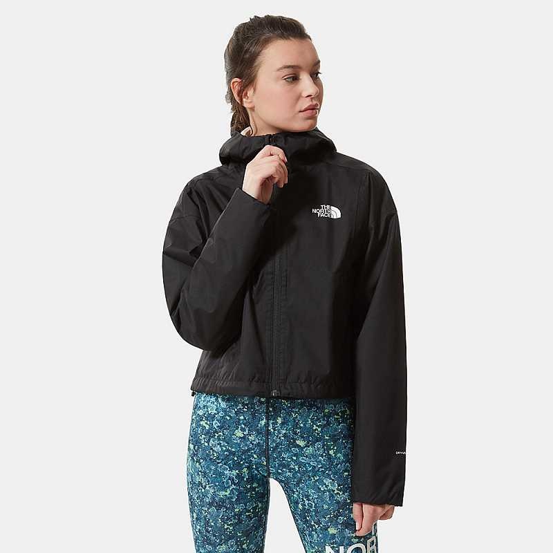 Lightweight Jackets The North Face Cropped Quest Damskie Czarne | Polska-7281906