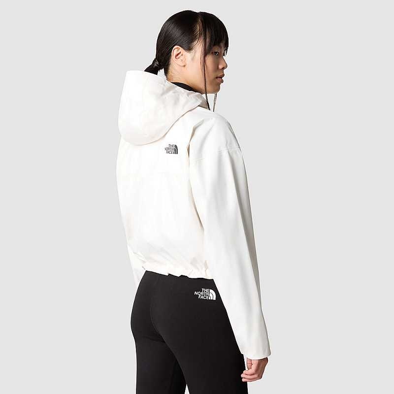 Lightweight Jackets The North Face Cropped Quest Damskie Białe | Polska-9163280