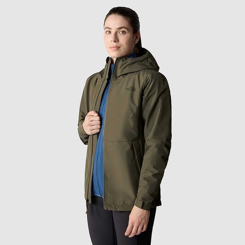 Lightweight Jackets The North Face Dryzzle FUTURELIGHT™ Damskie Szare Brązowe Zielone | Polska-4082519