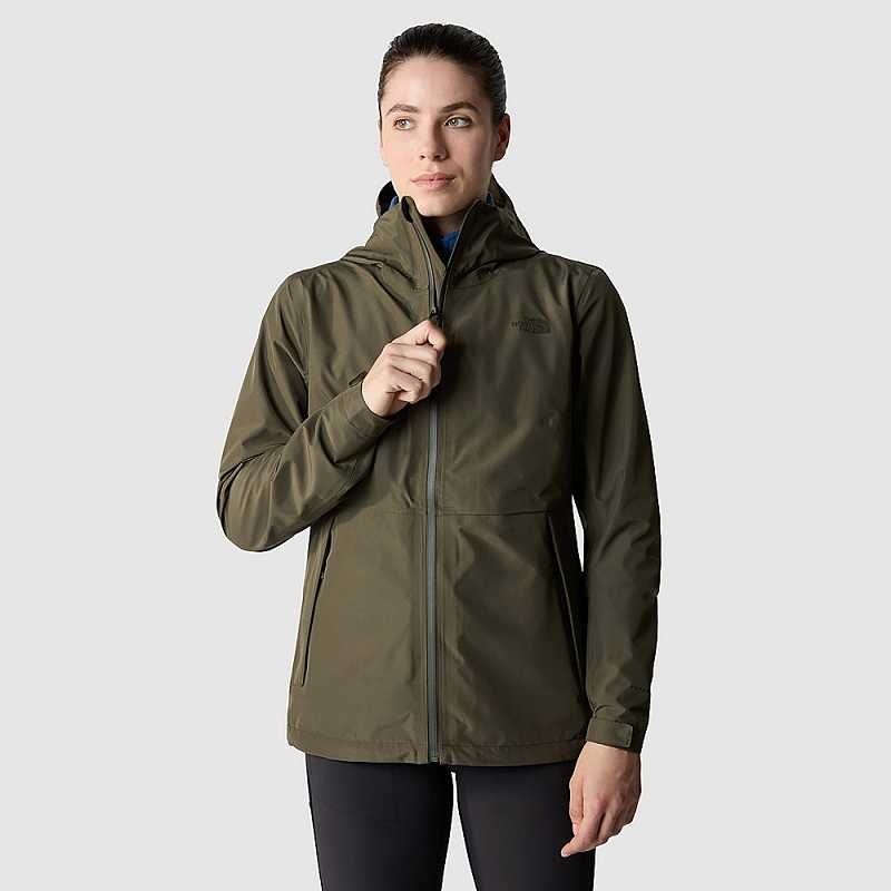 Lightweight Jackets The North Face Dryzzle FUTURELIGHT™ Damskie Szare Brązowe Zielone | Polska-4082519