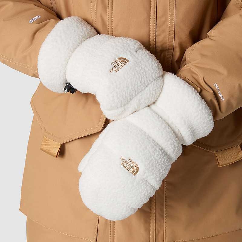 Mitten The North Face Cragmont Fleece Męskie Białe | Polska-6358912