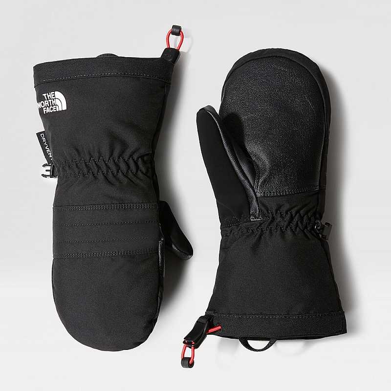 Mitten The North Face Montana Etip™ Ski Dziewczynka Czarne | Polska-4258096