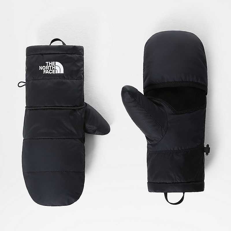 Mitten The North Face Nuptse Convertible Męskie Czarne | Polska-8436057