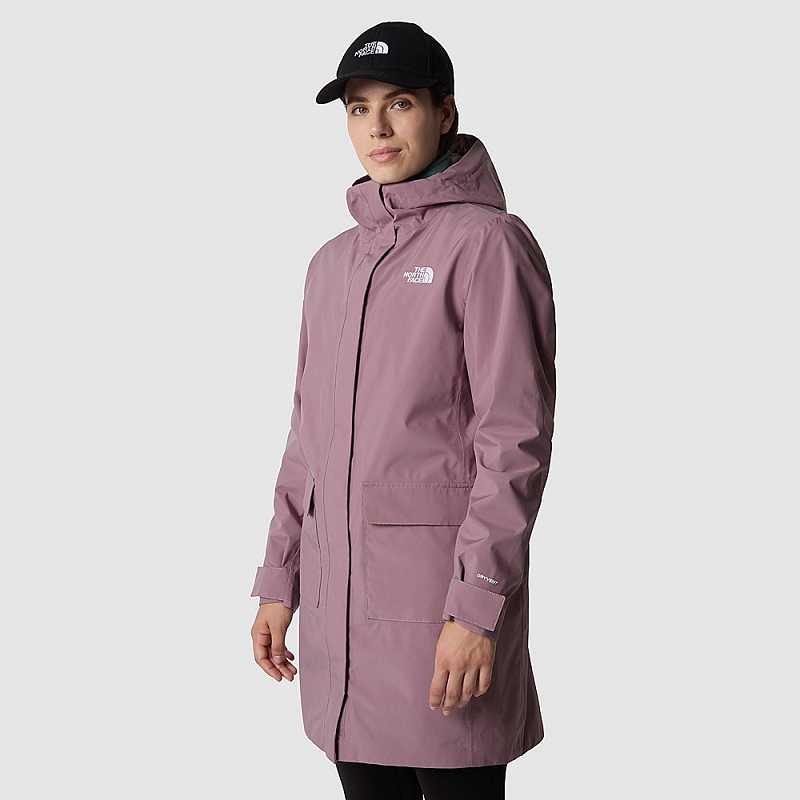 Płaszcz The North Face City Breeze II Damskie Szare | Polska-7351642