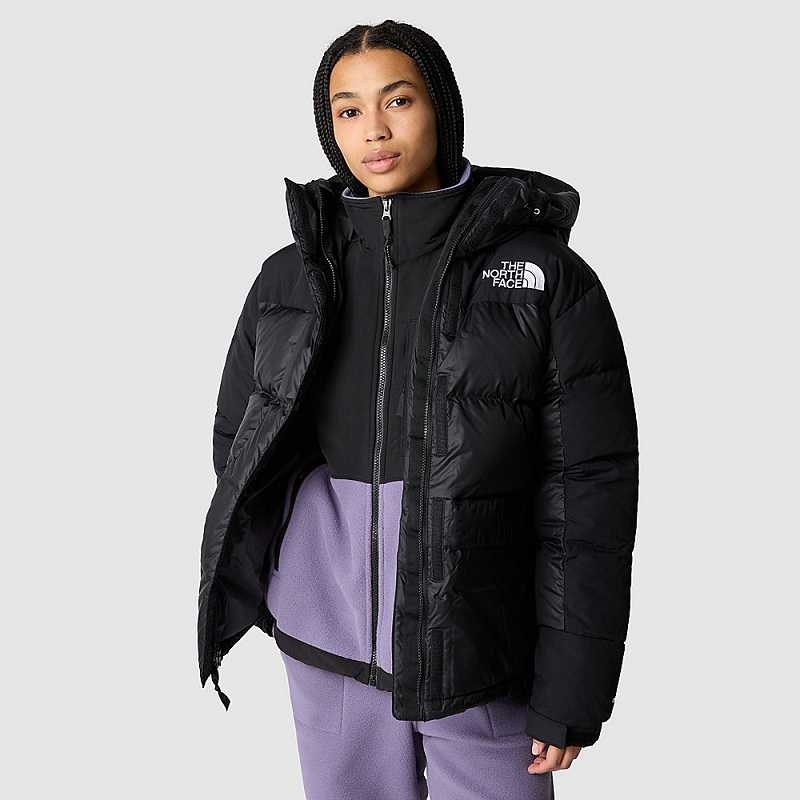 Płaszcz The North Face Himalayan Damskie Czarne | Polska-8596042