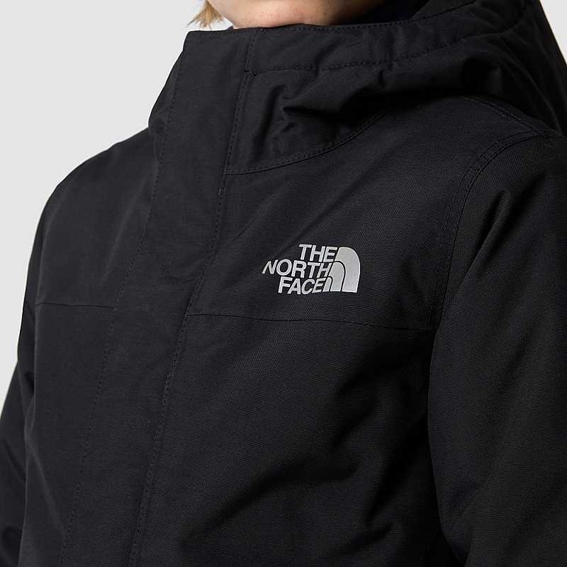 Płaszcz The North Face Zaneck Chłopięce Czarne | Polska-0213986