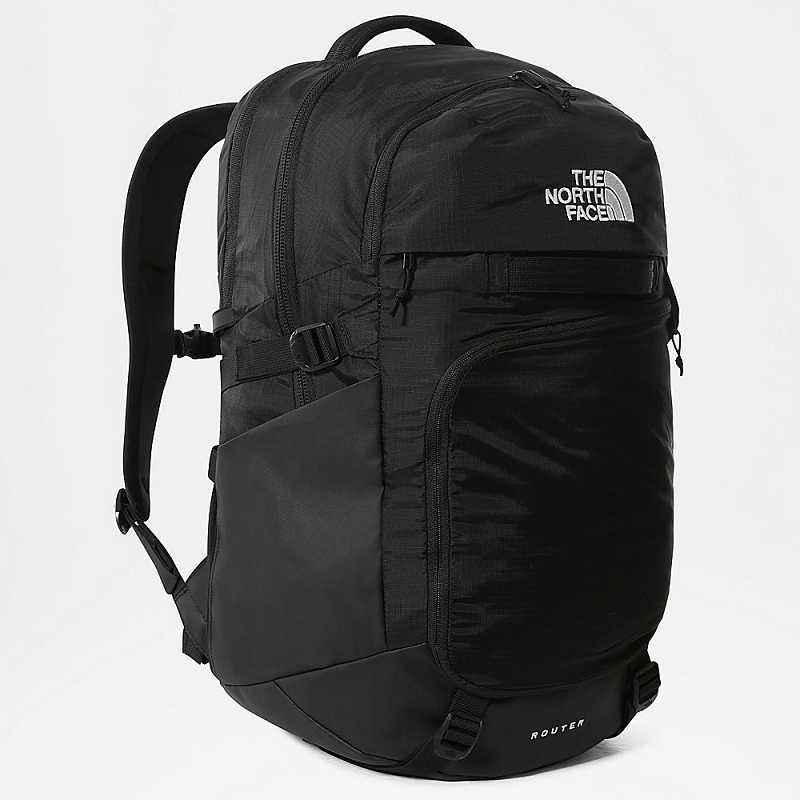 Plecaki The North Face Router Męskie Czarne | Polska-2359476