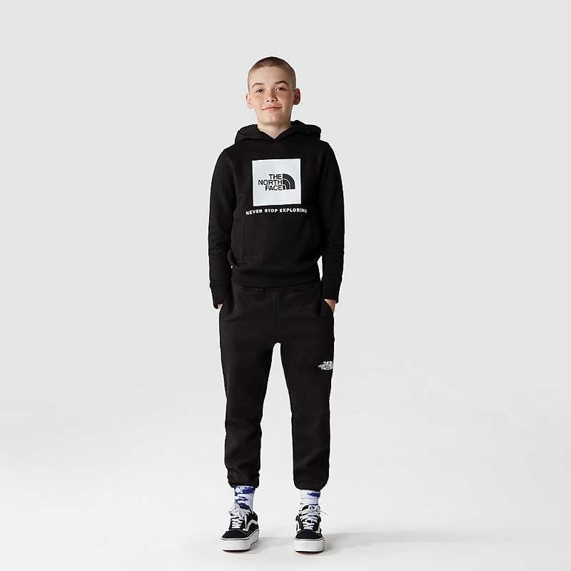 Pulower The North Face Box Chłopięce Czarne | Polska-9481506