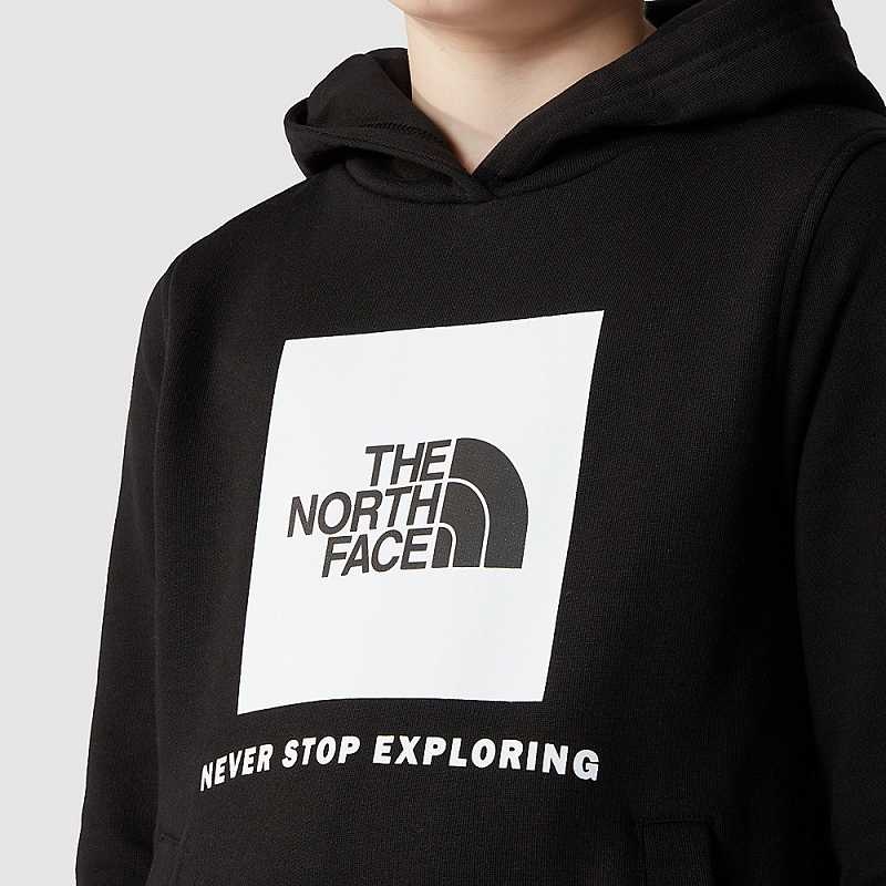 Pulower The North Face Box Chłopięce Czarne | Polska-9481506