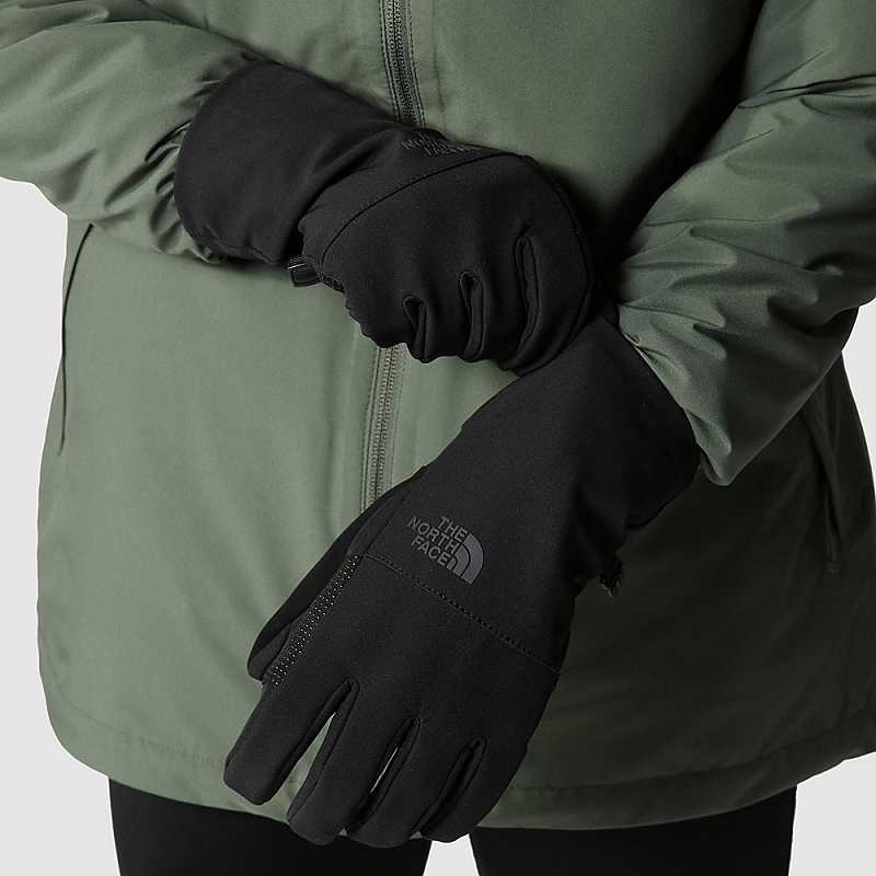 Rękawiczki The North Face Apex Etip™ Damskie Czarne | Polska-6472589