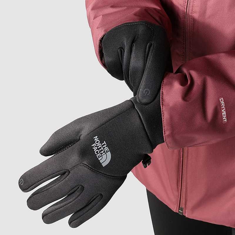 Rękawiczki The North Face Etip™ Hardface Damskie Czarne | Polska-4123075