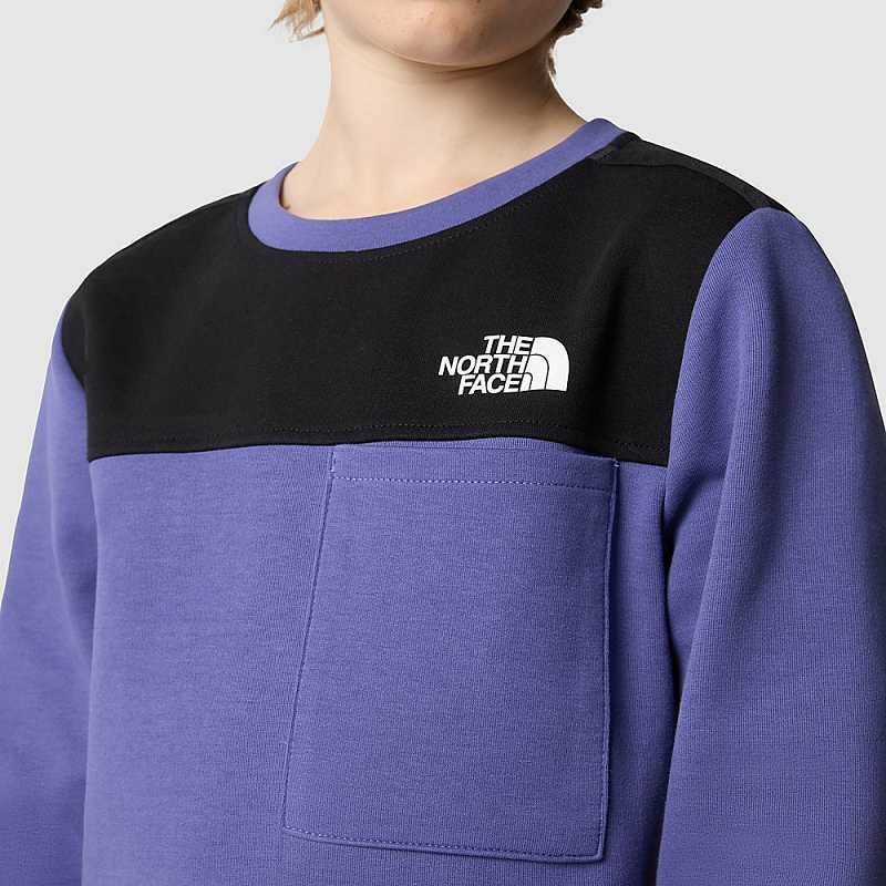 Sweter The North Face Tech Dziewczynka Niebieskie | Polska-4219836