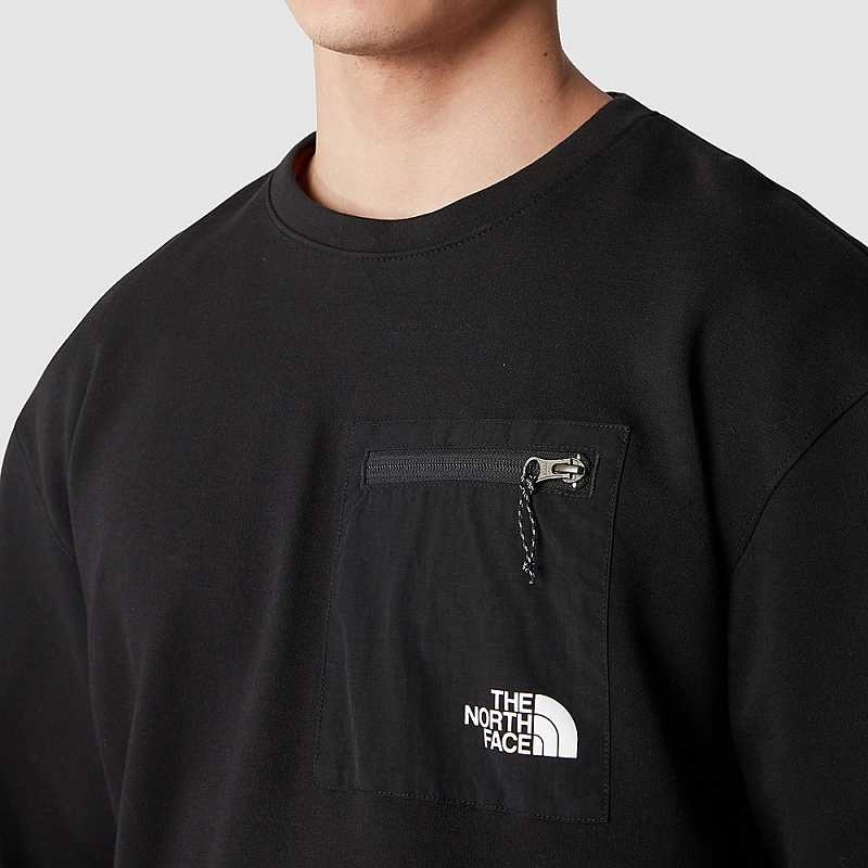 Sweter The North Face Tech Męskie Czarne | Polska-9607831