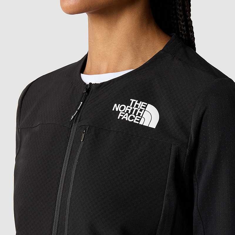 Swetry The North Face Summit Altimetro 3/4 Zip Damskie Czarne | Polska-9570618