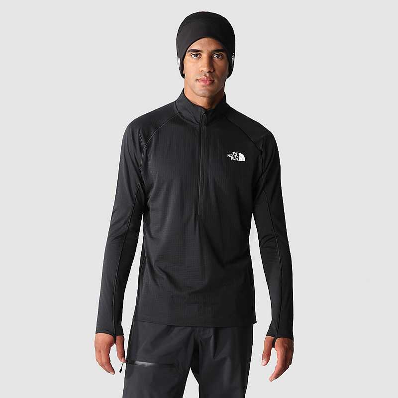 Swetry The North Face Summit Edge 1/2 Zip Męskie Czarne | Polska-7352094