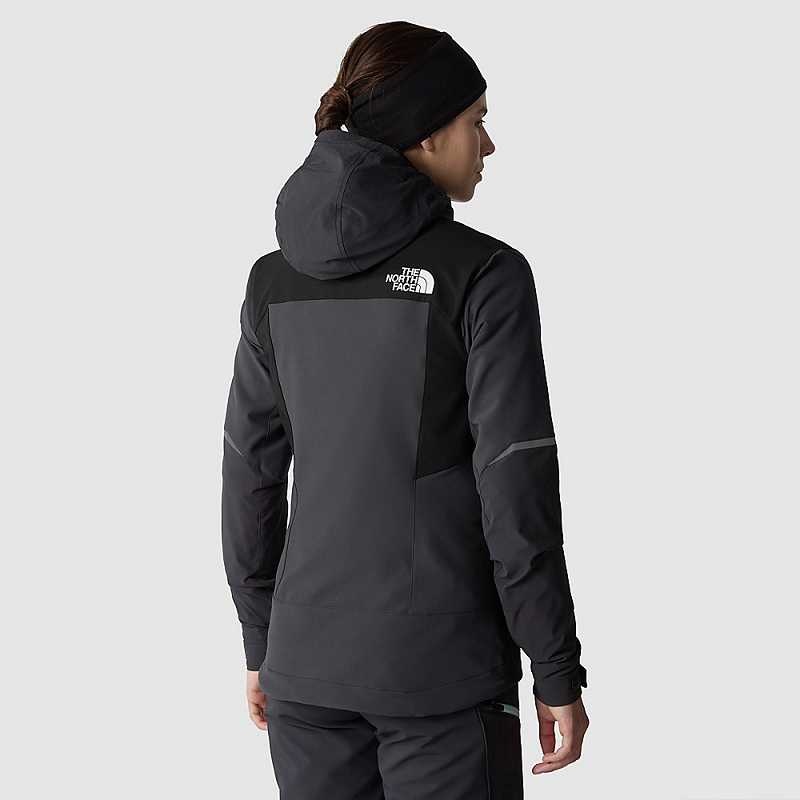 Wiatrówka The North Face Dawn Turn Hybryd Softshell Damskie Szare Czarne Szare | Polska-9265347