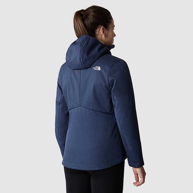 Wiatrówka The North Face Quest Highloft Softshell Damskie Granatowe | Polska-4726195