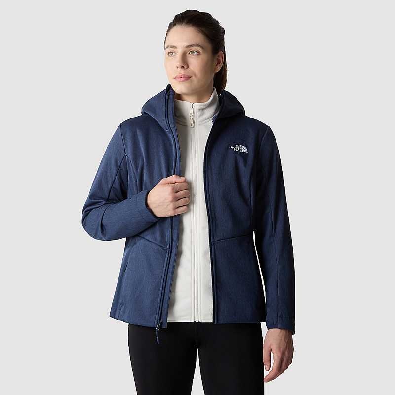 Wiatrówka The North Face Quest Highloft Softshell Damskie Granatowe | Polska-4726195